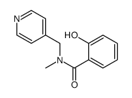 2-羟基-N-甲基-N-吡啶-4-甲基-苯甲酰胺结构式