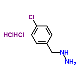 (4-Chlorobenzyl)hydrazine dihydrochloride structure