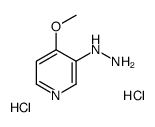 (4-methoxypyridin-3-yl)hydrazine,dihydrochloride Structure