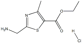 ethyl 2-(aMinoMethyl)-4-Methylthiazole-5-carboxylate hydrochloride structure