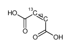 2,3-13C2-maleic acid结构式
