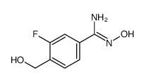(Z)-3-fluoro-N'-hydroxy-4-(hydroxymethyl)benzimidamide Structure