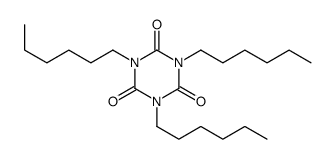 1,3,5-trihexyl-1,3,5-triazinane-2,4,6-trione结构式