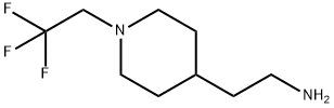 2-[1-(2,2,2-trifluoroethyl)piperidin-4-yl]ethan-1-amine Structure