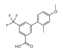 3-(4-methoxy-2-methylphenyl)-5-(trifluoromethyl)benzoic acid Structure