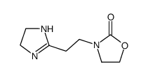 N-(2-(4,5-dihydroimidazolyl)ethyl)oxazolidinone Structure