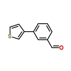 3-噻吩苯甲醛结构式