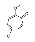 5-chloro-2-methoxycyclohepta-2,4,6-trien-1-one结构式