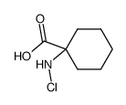 N-chloro-1-amino-1-cyclohexanecarboxylic acid Structure