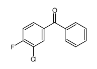 (3-chloro-4-fluorophenyl)-phenylmethanone结构式