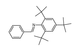 N-benzylidene-2,4,6-tri-tert-butylaniline结构式