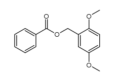 2,5-dimethoxybenzyl benzoate Structure