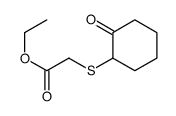 ethyl 2-(2-oxocyclohexyl)sulfanylacetate Structure