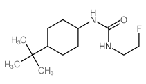 1-(2-fluoroethyl)-3-(4-tert-butylcyclohexyl)urea结构式
