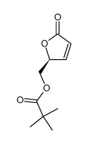 (-)-(S)-5-pivaloyloxymethyl-2(5H)-furanone Structure