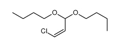 1-(1-butoxy-3-chloroprop-2-enoxy)butane结构式