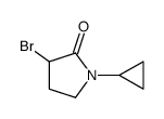 3-bromo-1-cyclopropylpyrrolidin-2-one Structure
