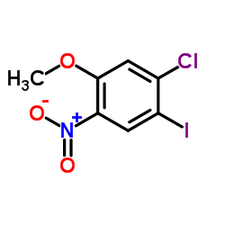 1-Chloro-2-iodo-5-methoxy-4-nitrobenzene Structure