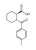 反式-2-(4-甲基-苯甲酰基)-环己烷甲酸图片
