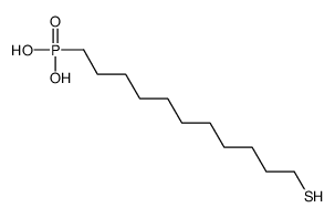 (11-Mercaptoundecyl)phosphonic acid structure