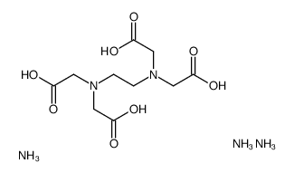 乙二胺四乙酸三铵结构式