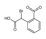 2-bromo-2-(nitrophenyl)acetic acid Structure