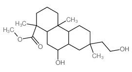 methyl 9-hydroxy-7-(2-hydroxyethyl)-1,4a,7-trimethyl-3,4,4b,5,6,8,8a,9,10,10a-decahydro-2H-phenanthrene-1-carboxylate结构式