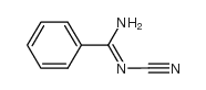N-氰基苯脒结构式