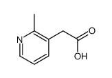 (2-Methyl-3-pyridinyl)acetic acid Structure