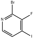 2-溴-3-氟-4-碘吡啶结构式