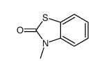 3-Methyl-1,3-benzothiazol-2(3H)-one Structure