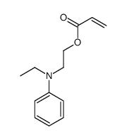 2-(N-ethylanilino)ethyl prop-2-enoate结构式