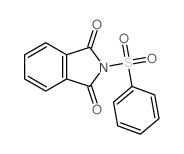 1H-Isoindole-1,3(2H)-dione,2-(phenylsulfonyl)-结构式