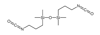 3-isocyanatopropyl-[3-isocyanatopropyl(dimethyl)silyl]oxy-dimethylsilane结构式