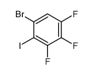 1-Bromo-3,4,5-trifluoro-2-iodobenzene Structure