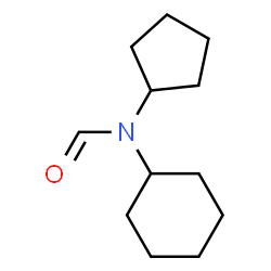 Formamide, N-cyclohexyl-N-cyclopentyl- (9CI) structure