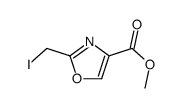 METHYL 2-IODOMETHYL-4-OXAZOLECARBOXYLATE Structure