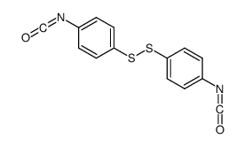 1-isocyanato-4-[(4-isocyanatophenyl)disulfanyl]benzene Structure