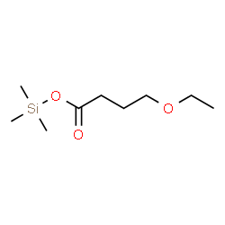 4-Ethoxybutyric acid trimethylsilyl ester structure