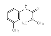 Thiourea,N,N-dimethyl-N'-(3-methylphenyl)- Structure