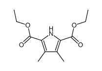 diethyl 3,4-dimethylpyrrole-2,5-dicarboxylate结构式
