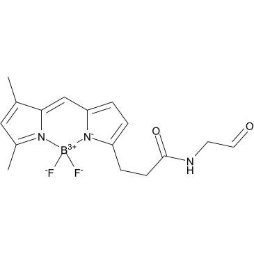 BODIPY aminoacetaldehyde structure
