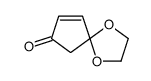 1,4-dioxaspiro[4.4]non-8-en-7-one结构式