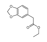 ethyl 2-(1,3-benzodioxol-5-yl)acetate结构式