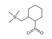 trimethyl((2-nitrocyclohexyl)methyl)silane结构式