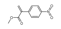 α-Methylene-4-nitrobenzeneacetic acid methyl ester Structure