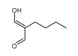 2-butyl-3-hydroxy-acrylaldehyde Structure