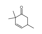 2,2,5-trimethyl-cyclohex-3-enone结构式