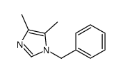 1-benzyl-4,5-dimethylimidazole Structure