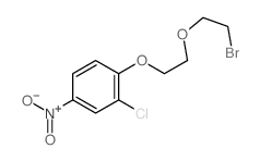 Benzene,1-[2-(2-bromoethoxy)ethoxy]-2-chloro-4-nitro-结构式